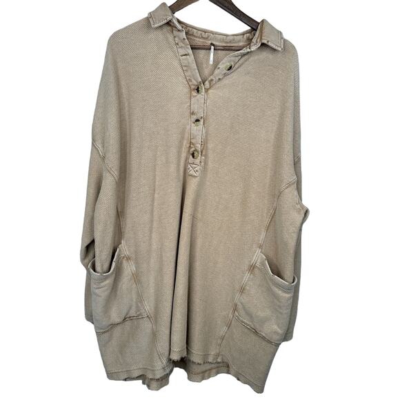 Free People Tops - Willow Polo Shirt